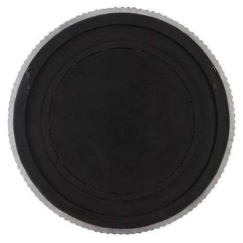 Uttermost Portside Round Farmhouse MDF and Fir Wood Mirror in Gray - Picture 4 of 6