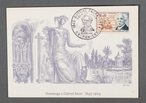 MayfairStamps France FDC 1966 Gabriel Faure Composer First Day Cover aax_59893