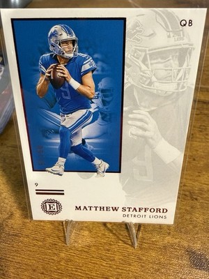 2020 Panini Encased Matthew Stafford /15 SSP #70 Detroit Lions