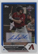 2023 Topps Pro Debut Blue Foil Auto 139/150 Andrew Pintar #PD-75 Auto gh4