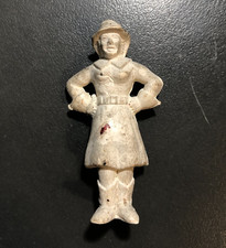 Marx 1950s Roy Rogers Ranch 60mm Cowgirl White Vinyl Plastic  