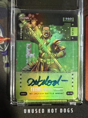 2026 Bo Jackson Battle Arena Tecmo Bowl - Monk Debut GLOW MONK 160 Auto /25