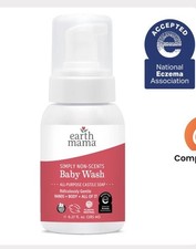 Earth Mama Simply Non-Scents Baby Wash Foaming Hand 6.27 Fl Oz Pack of 1 