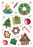 "Herma Weihnachts-Sticker Decor \"Weihnachts-Winterwald\" 3 Blatt à 10 Sticker"
