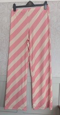 Boohoo Pink And White Pyjamas Bottoms (UK Size 12)
