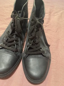 AUTHENTIQUE chaussures hautes en cuir monogramme Gucci GG pointure 9