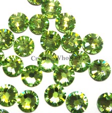 144 Swarovski 2088 34ss crystal flatback rhinestones 7mm ss34 PERIDOT 214 