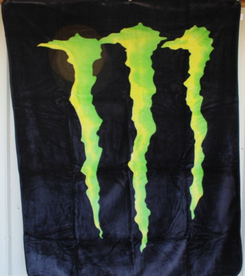 MONSTER GREEN QUEEN SIZE BLANKET BEDSPREAD