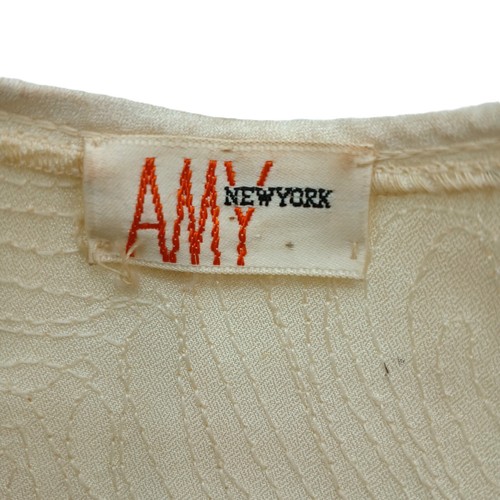 Cappello fascinatore berretto cocktail Amy New York con perline e copricapo bianco crema perla - Foto 11 di 14