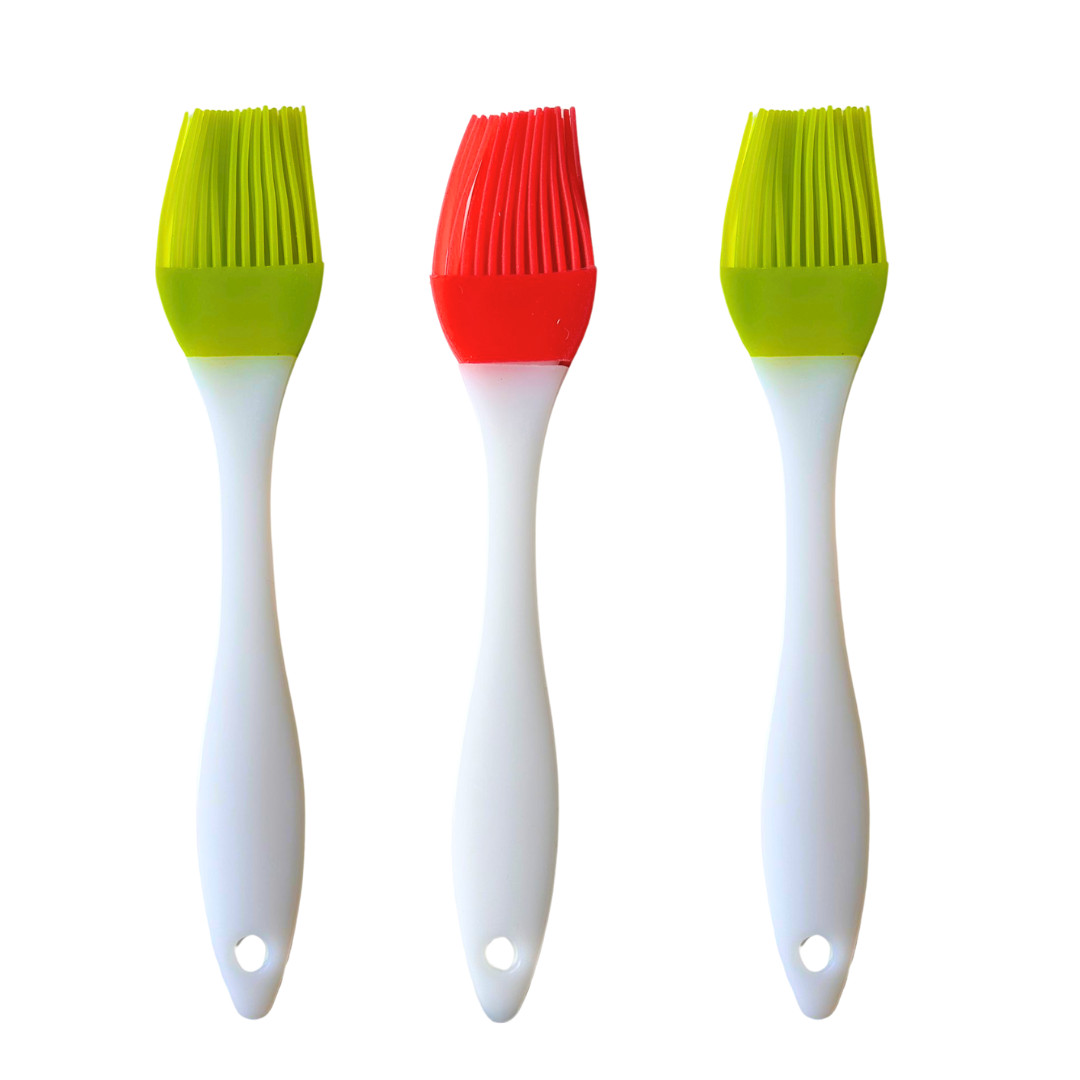 Silikonpinsel Set 1/3x Küchenpinsel Backpinsel Bratenpinsel Grillpinsel Küche