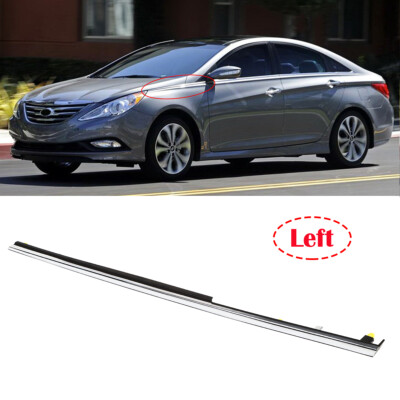 For 2011-2014 Hyundai Sonata Front Left Side Fender Garnish Chrome Molding Trim