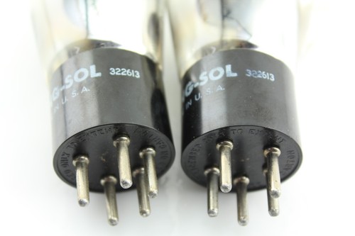 New Qty 2 TUNG-SOL 24A Made in USA 322 Mfg Code NOS Vacuum Tubes - Picture 4 of 11