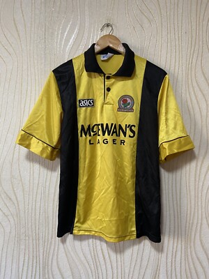 BLACKBURN ROVERS 1992 1993 THIRD FOOTBALL SHIRT SOCCER