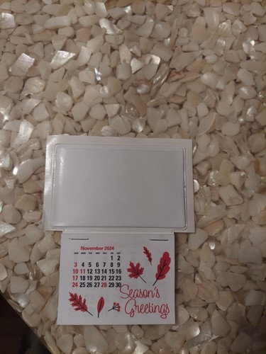 Three - 2025 Peel and Stick calendars with business card envelope. - Picture 3 of 4