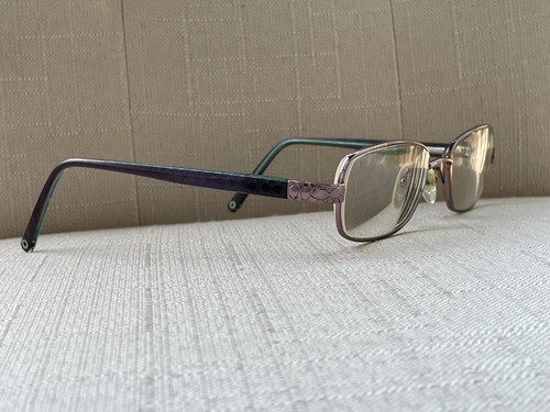 Coach Women Eyeglasses Frame VOILET TONIE 135 51[]17 Bronze Tone Glasses