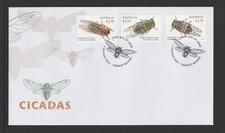 Australia - Cubierta Primer Día 2022 - Cicadas - Hoja Estampillas