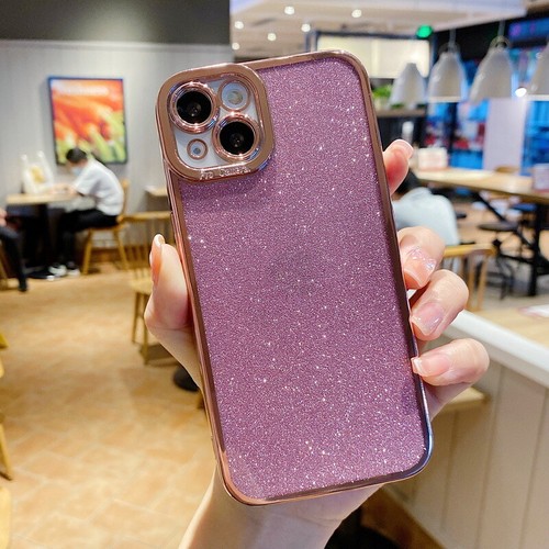 Funda Brillante Brillante para iPhone 16 15 14 11 12 13 Pro Max XR Cubierta Suave Antigolpes - Imagen 16 de 21