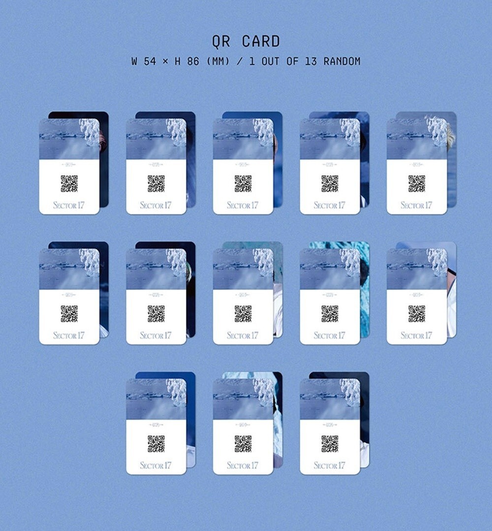 SEVENTEEN 4th Repackage Album SECTOR 17 Weverse Albums Ver. QR