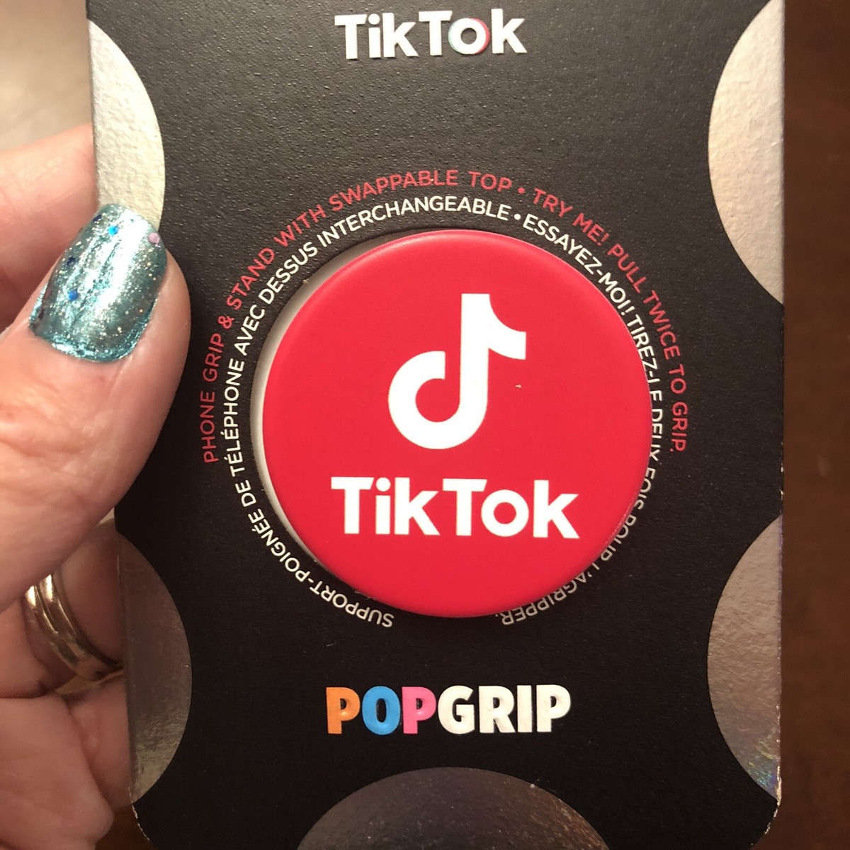 TIKTOK POPSOCKETS POPGRIP Red New Original Phone Grip Popsocket