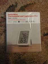 SwitchBot Thermometer Hygrometer, Bluetooth Indoor Meter Plus