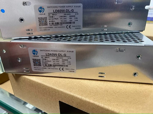 Switching power supply LD60W-DL-G input 100-240V2A 2-channel output+15V2A