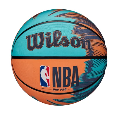 Wilson Basketball NBA DRV PRO Streak Blau/Orange Outdoor Streetball Größe 7