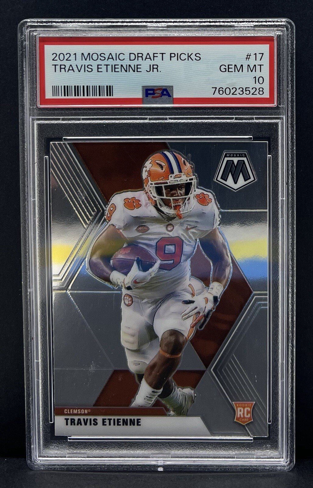 Travis Etienne Panini Mosaic Draft Picks #17 Base