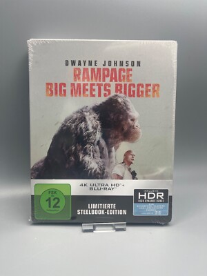 Rampage: Big Meets Bigger [Limited Steelbook Edition, 4K Ultra HD + Blu-Ray