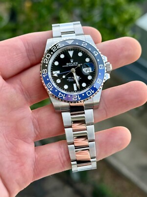 2025 Rolex GMT 'Batman' 126710 Oyster Bracelet w/ Box Papers