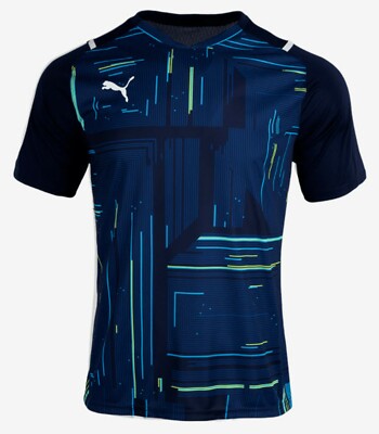 PUMA Herren Team Ultimate Shirts Jersey Training Navy Tee Freizeit T-Shirt 70...
