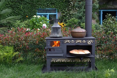 Extra Large Oven Stove, Garden Stove With Fireplace, Bread Or Pizza Baking Oven