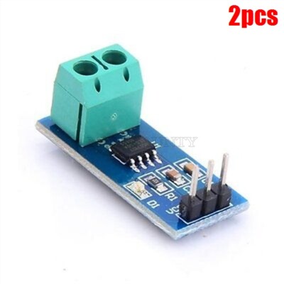 2Pcs Current Sensor Module 5A Range ACS712 Module Arduino Module New Ic if