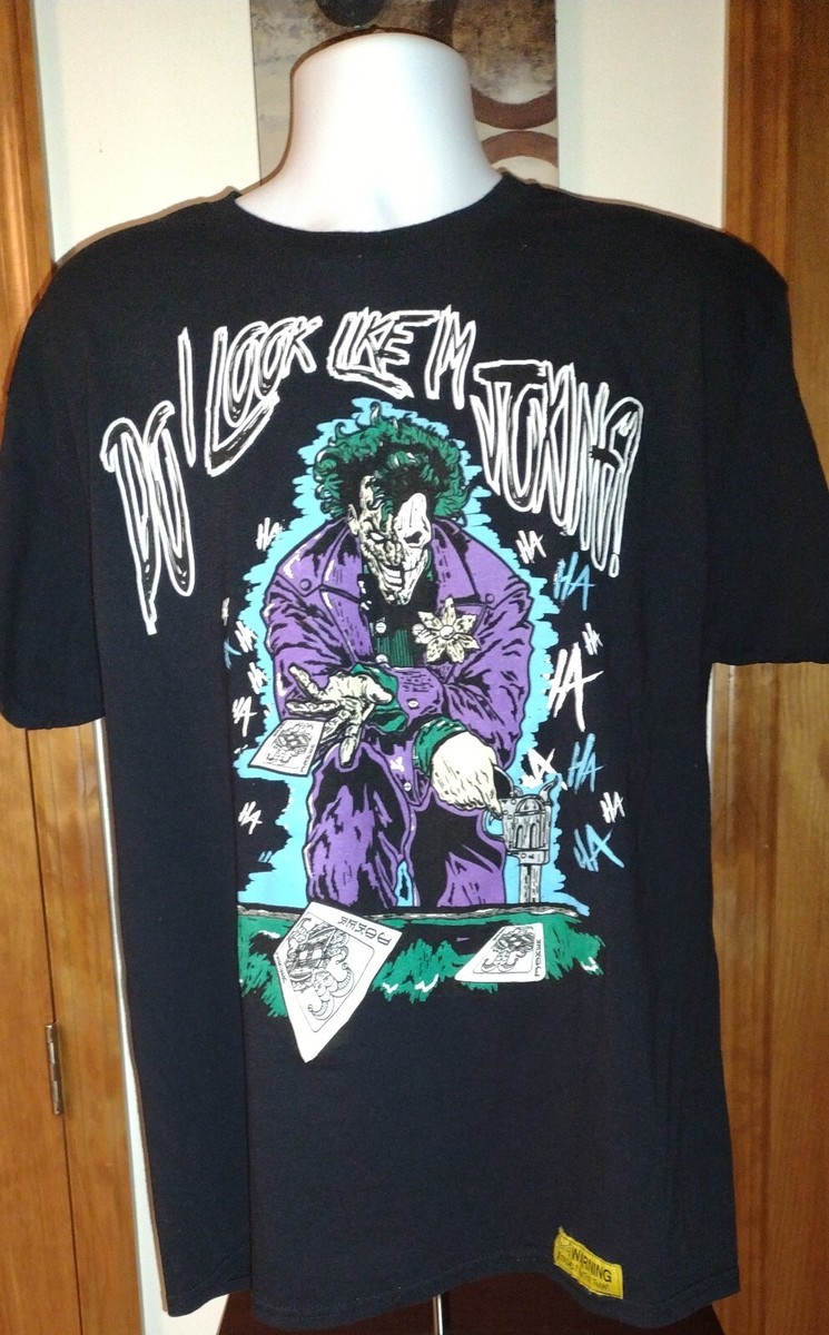 Brand X Joker Graphic Tee Black XL 