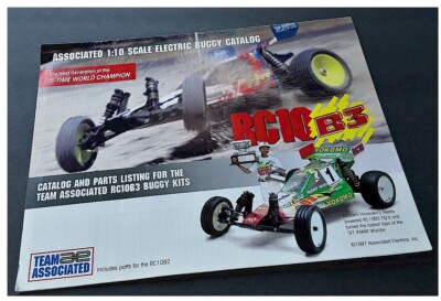 Vintage RC Car Team Associated RC10B3 RC10B2 Catalog Price List