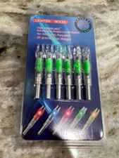 Lighted Nocks Archery Green Bowstring Activated 6 In The Package NEW