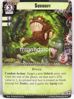 Warhammer 40000 Conquest LCG - Squiggify  #126 - Descendants of Isha