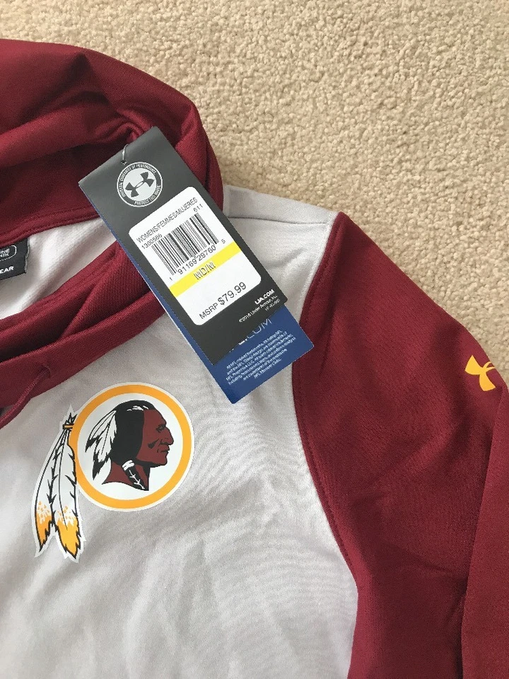 Washington Redskins Under Armour Combine Authentic Hoodie Women's M XL  - Image 3 of 4