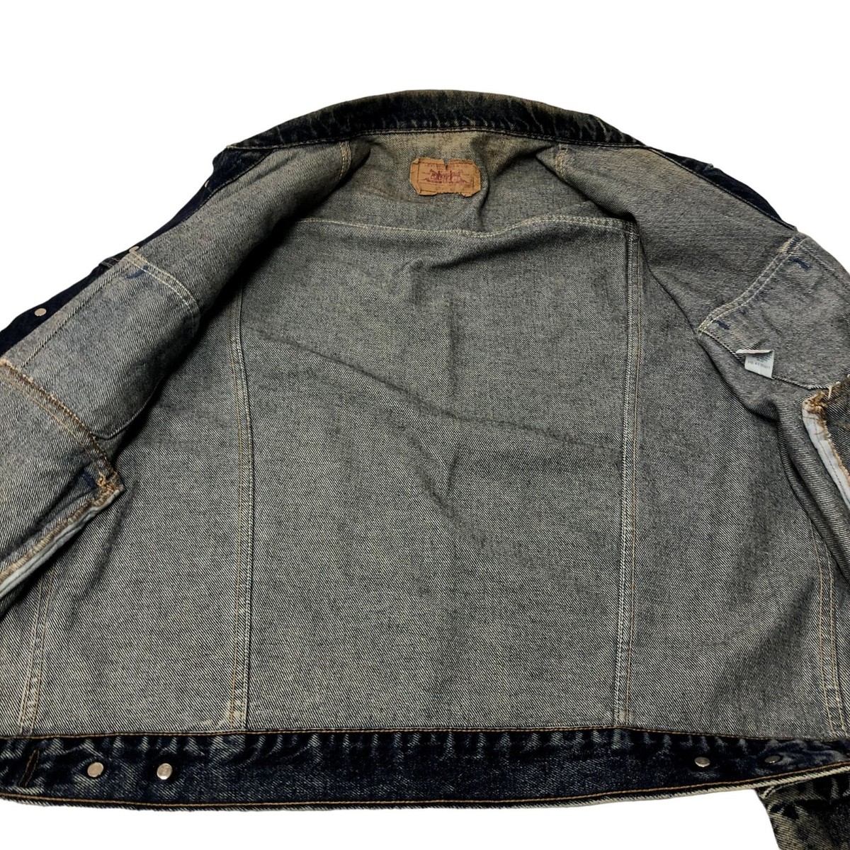 Y*4様 【希少】80s ヴィンテージ Levi's 70507- 0227 U Vtg 80s Levis 70507 0227 USA 4 Pocket ACID Wash DENIM Trucker Blue