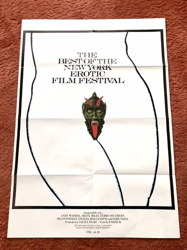 The Best Of The New York Erotic Film Festival  Kinoplakat Poster A1, Andy Warhol