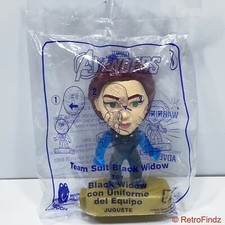 2019 McDonald's Avengers Black Widow 6 Team Suit Action Figure Toy - New Sealed