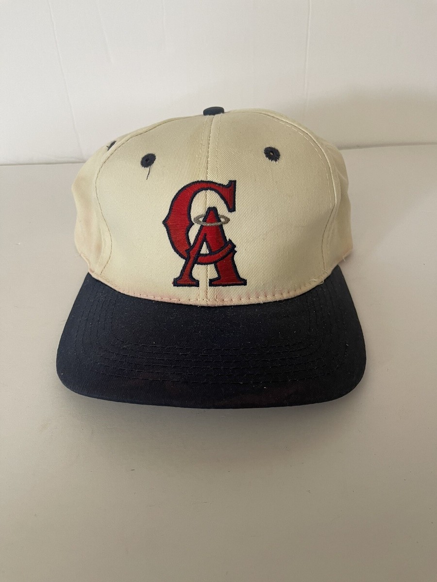 90 Vintage MLB California Angels Snapback New Era Hat Season