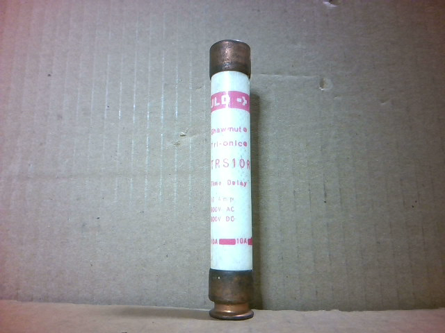 Gould Shawmut TRS10R Fuse Dual Element Time Delay 10 Amps 600 Volts-Used img