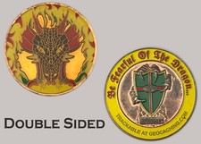 Be Fearful Of The Dragon Geocaching Trackable Challenge Coin J 2