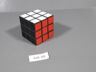 Vintage  BLACK-SIDED Rubik's CUBE non-Ideal Puzzle from 1980's 3x3x3  Lot 10 — photo 2
