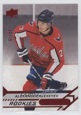 2020-21 Upper Deck Overtime Rookies Red 61/99 Alexander Alexeyev #102 0il7