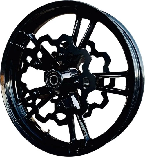 Rotor de una pieza Lyndall Enforcer - negro motocicleta bicicleta de calle 3-231 815-0175 Foto 2 de 4