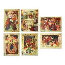 Sergey Kovrigo- Set of 6 Serigraph on Paper "Rendezvous, Friendship, Pleasures,