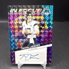 Trevor Lawrence 2025 Panini Mosaic In Focus AUTO Purple Prizm 17/49 Jaguars TF1