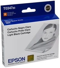 GENUINE Epson 34 T0347 Light Black Ink Cartridge for Stylus Photo 2200 Printer