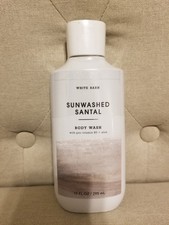 NEW BATH  BODY WORKS SUNWASHED SANTAL BODY WASH-10 FL OZ retired